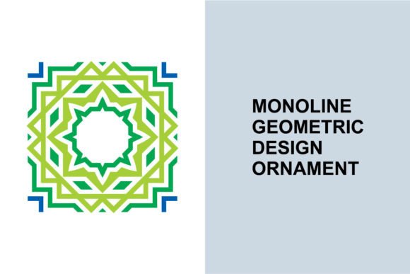 Download Monoline Geometric Ornament - Ornament Collection